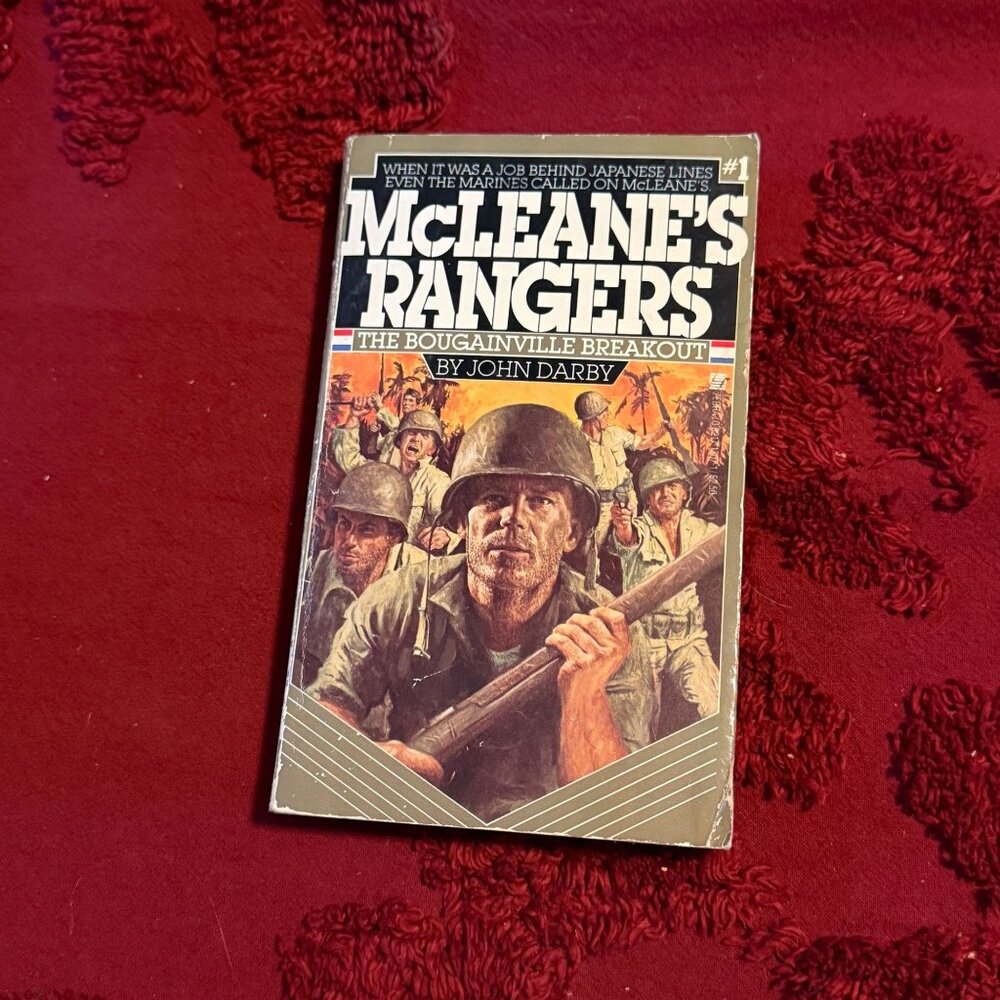 Military 3 Book Lot of 3 McLeane's Rangers ~ Mouthful of Rocks ~Charlie Rangers